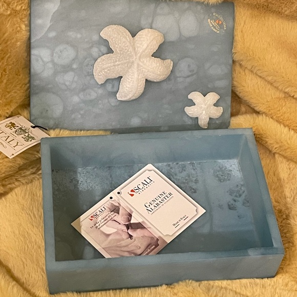 Alabaster Decorative Box - Picture 3 of 9